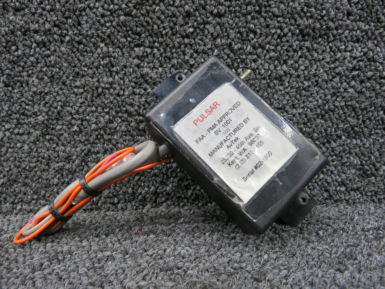 SV1001 Piper PA-24-250 AvTek Sensor (Volts: 14)