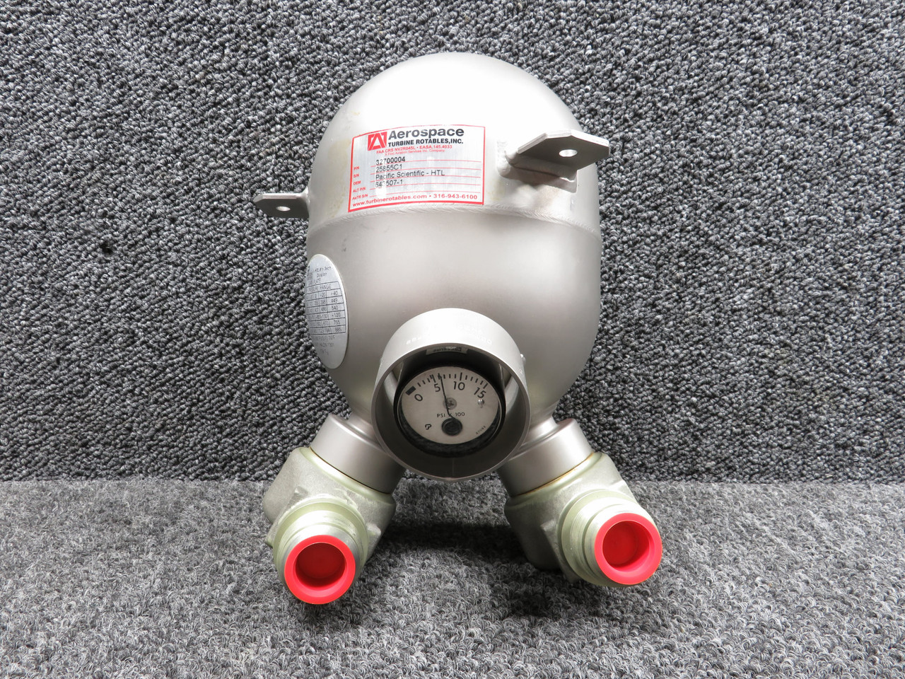 32700004 (Alt: 643507-1) Pacific Scientific Fire Extinguisher Assembly