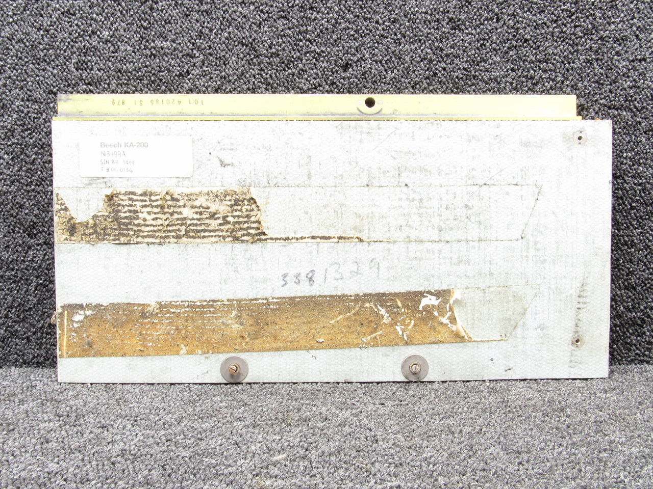 Beechcraft KA-200 Floorboard Assembly with Support Bracket (20”x9.5”x0.5”)