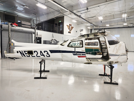 Cessna 172S Fuselage w Bill of Sale, Data Tag, and Logs