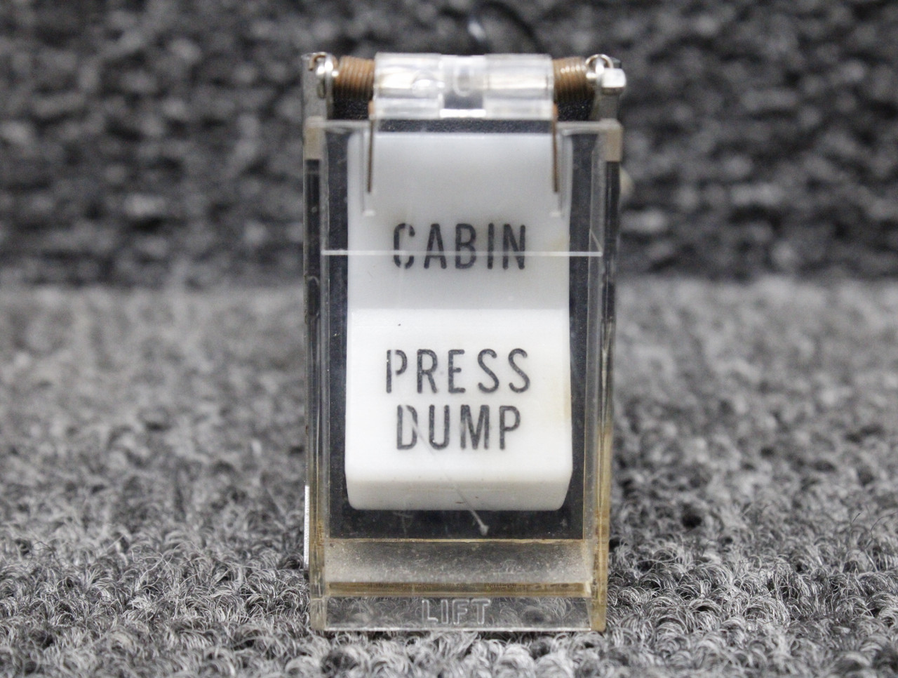 688-296 (Alt: 8941K699) Piper PA46-310P Cabin Pressure Dump Switch with Cover