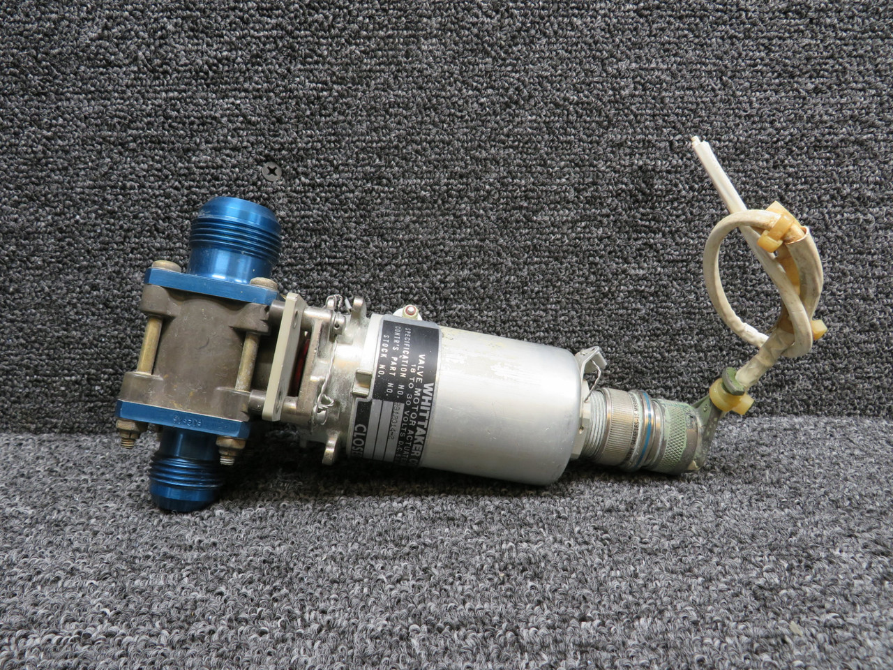 230125-4 (Alt: 9912014-2) Whittaker Controls Motor Actuated Valve (18-30 Volts)