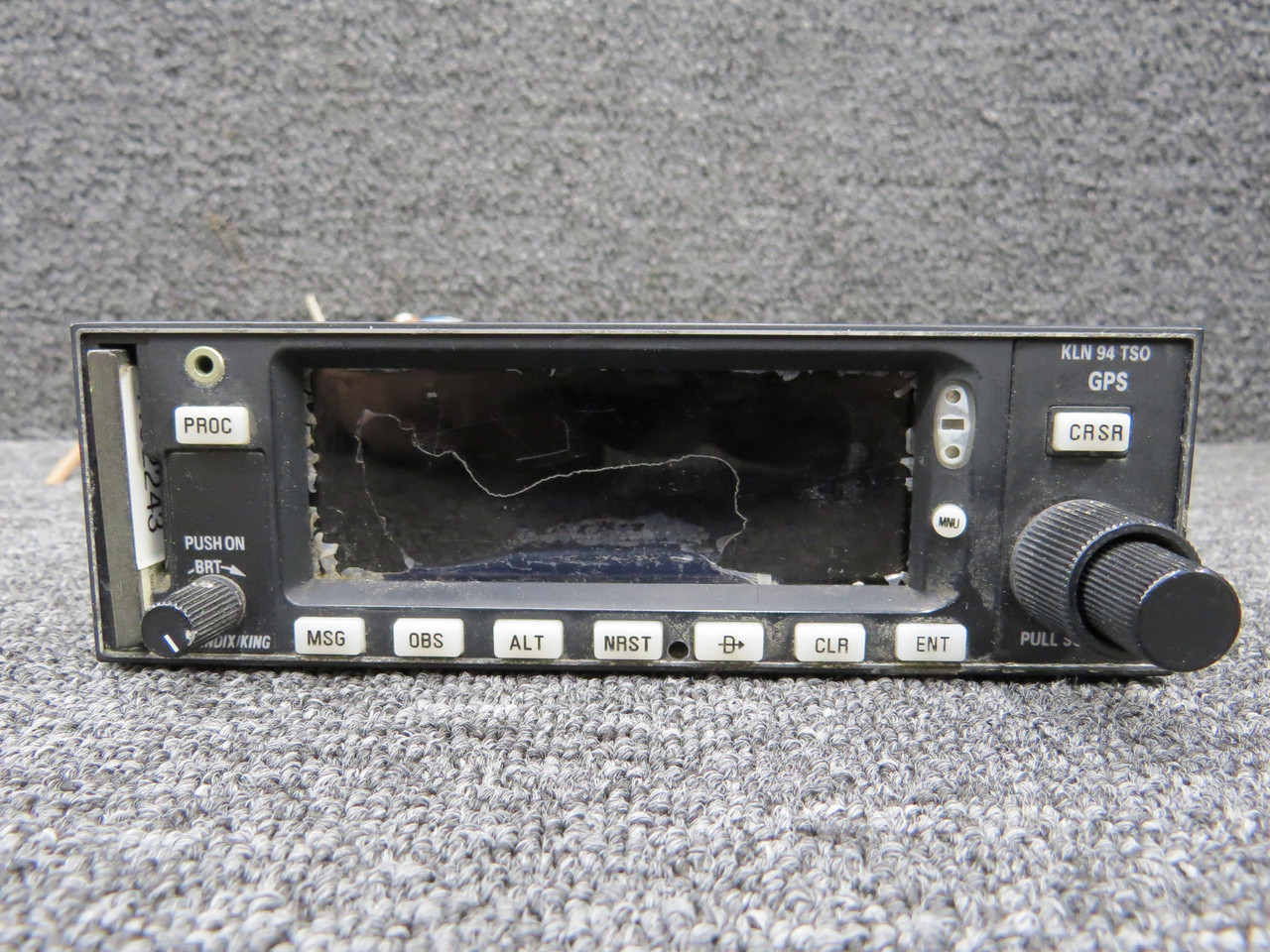 069-01034-0101 Bendix-King KLN-94 GPS Unit with Tray and Data Card