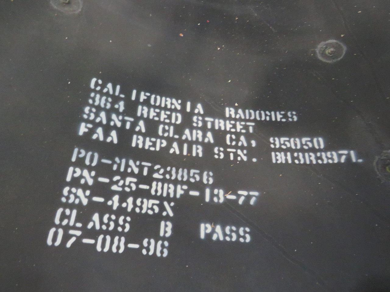 4459X (Alt: 25-8RF-13-77) Hawker 800A Radome For Sale