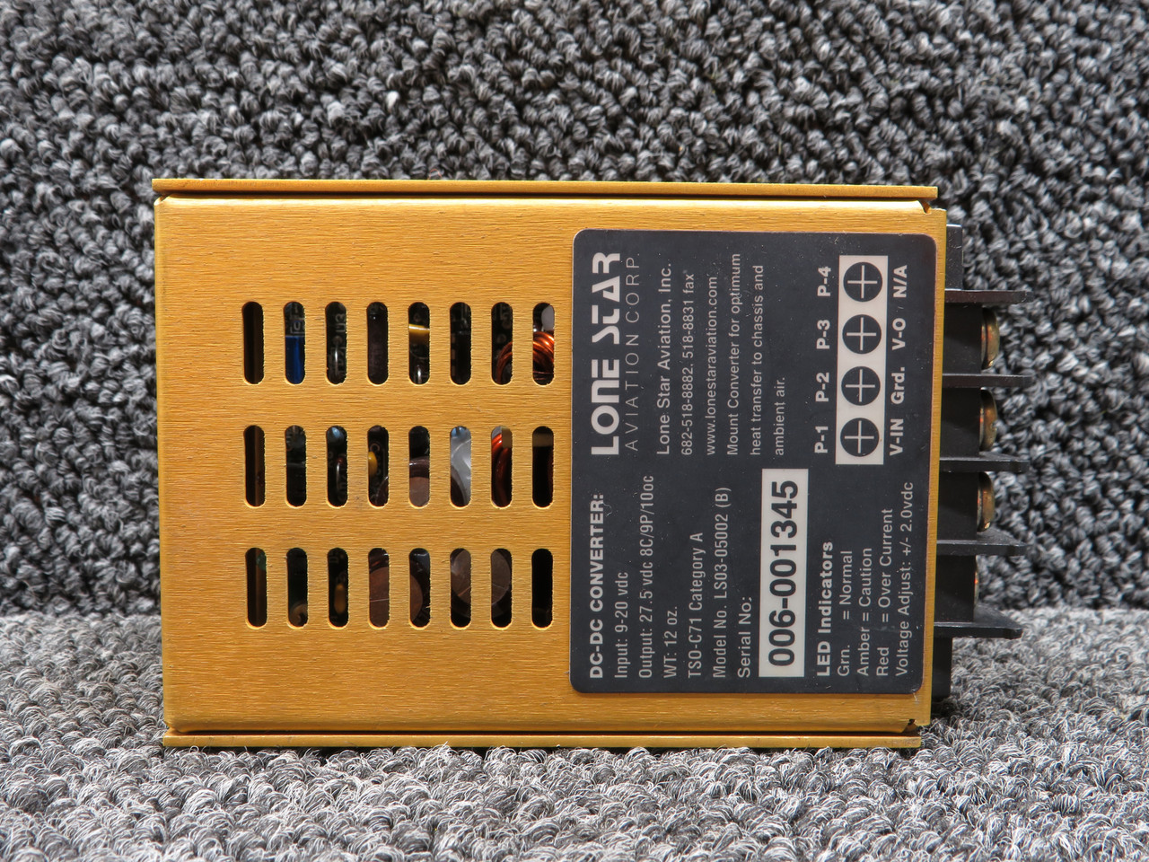 LS03-05002 Lone Star DC-DC Converter Assembly (9-20VDC)