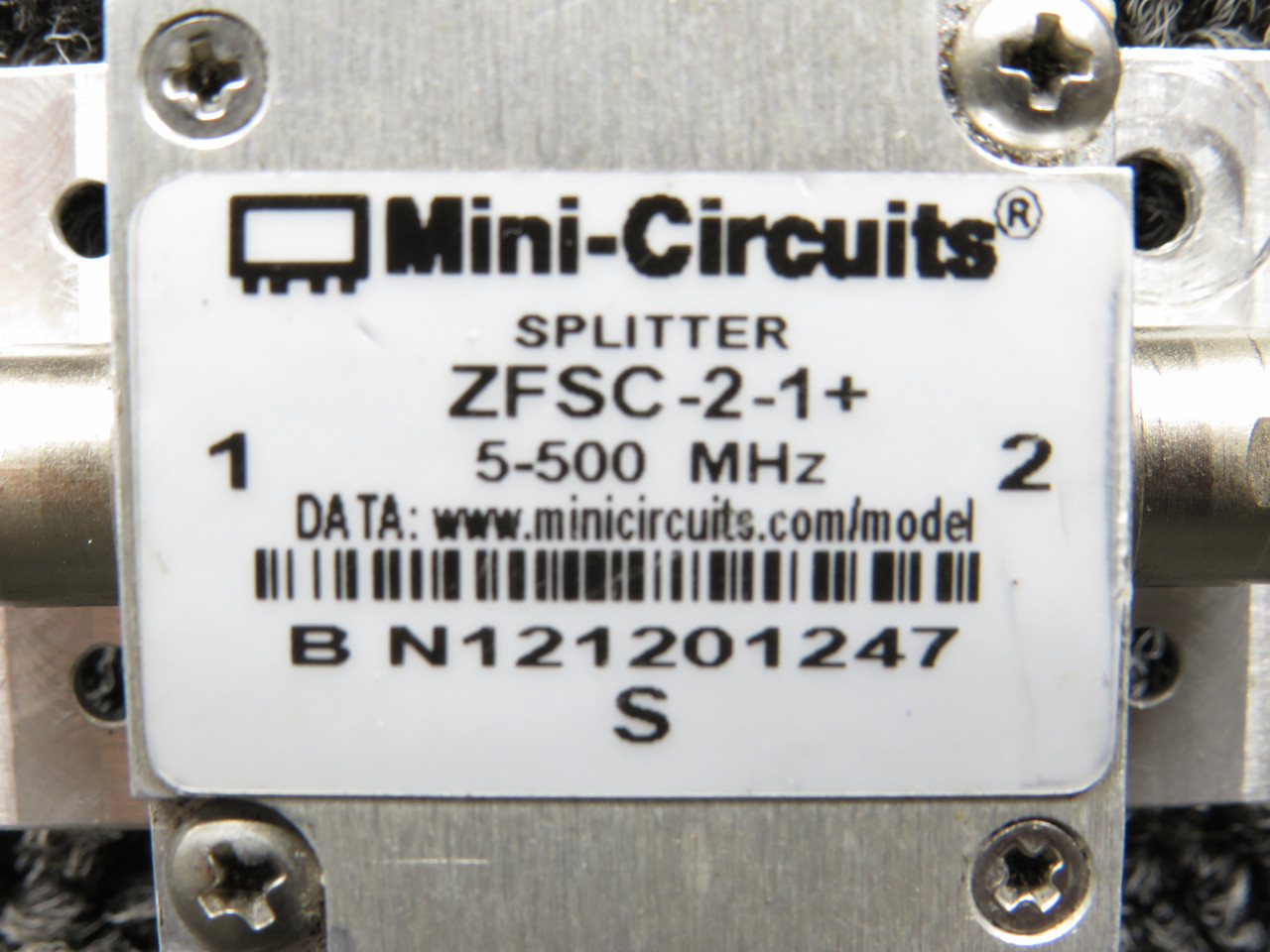 ZFSC-2-1 Mini Circuits Antenna Splitter, 5-500 MHZ Frequency Unit