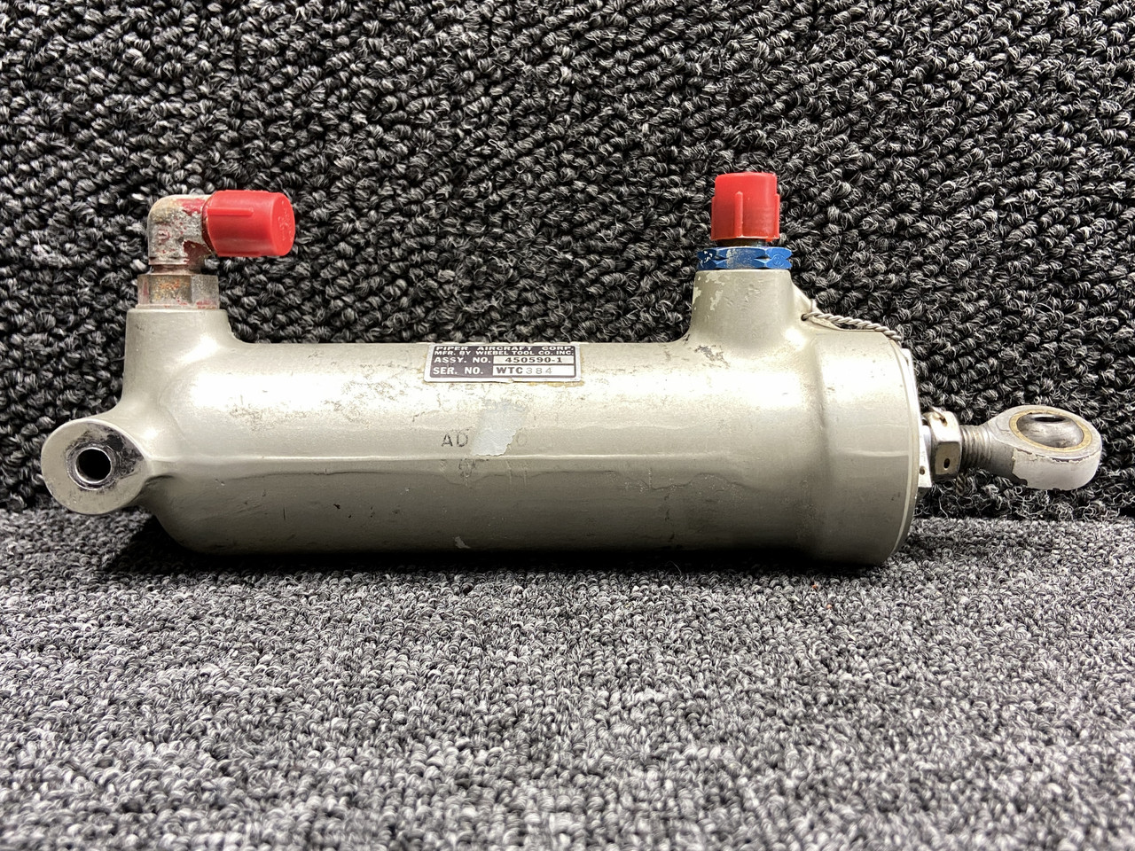 450590-1 (Alt: 450590-001) Wiebel Nose Gear Retract Actuator Assembly