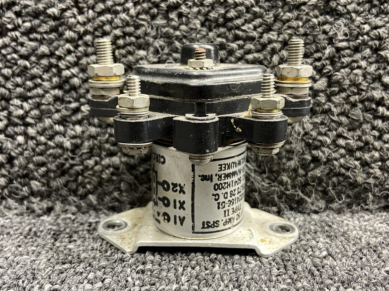 6041H200 (Alt: MS24166-D1) Cutler-Hammer Relay Solenoid (28V, 50A)