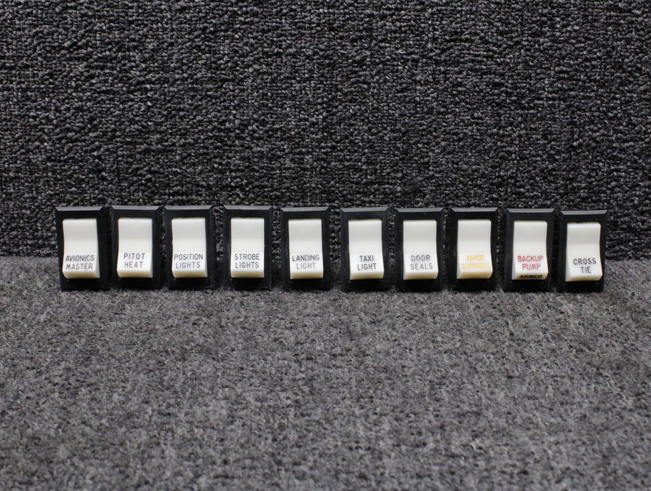 LA53311303, LA53311205 Columbia LC42-550FG Rocker Switch Set of 10