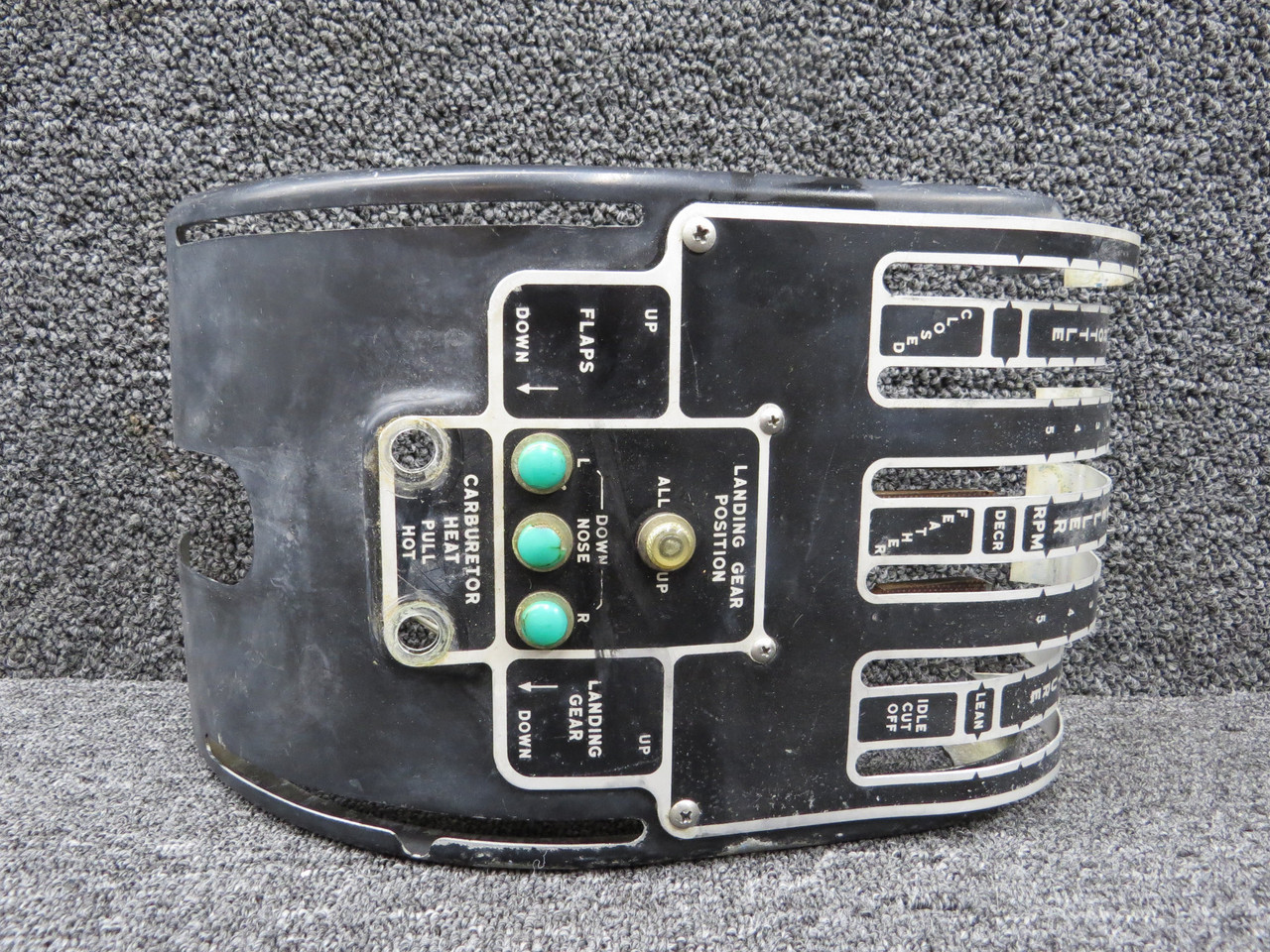 17820-000, 17861-003 Piper PA-23-160 Pedestal Plate Cover and Placard