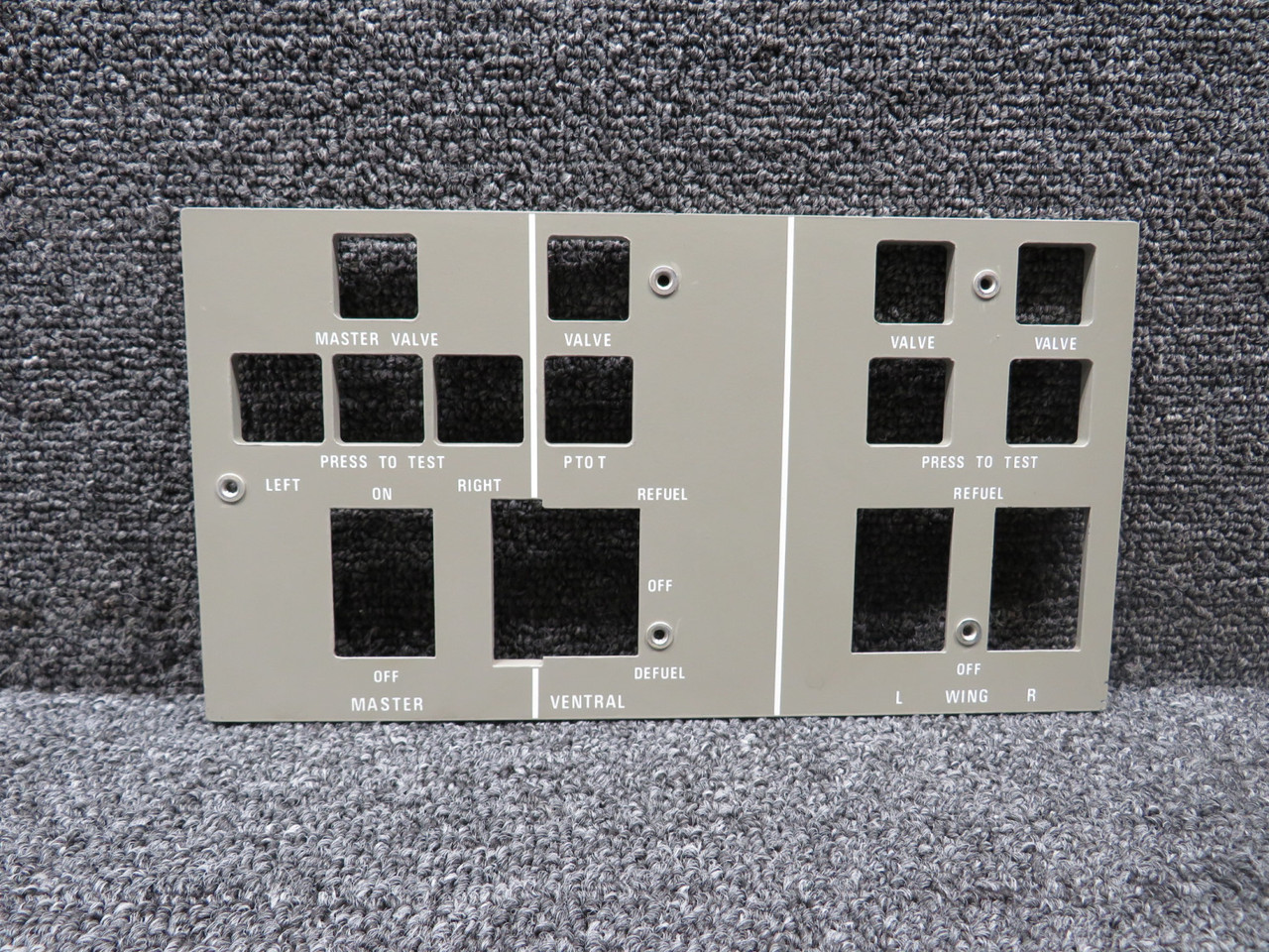 AP777 Hawker BAE 125-800A Refuel Switch Plastic Panel Assembly