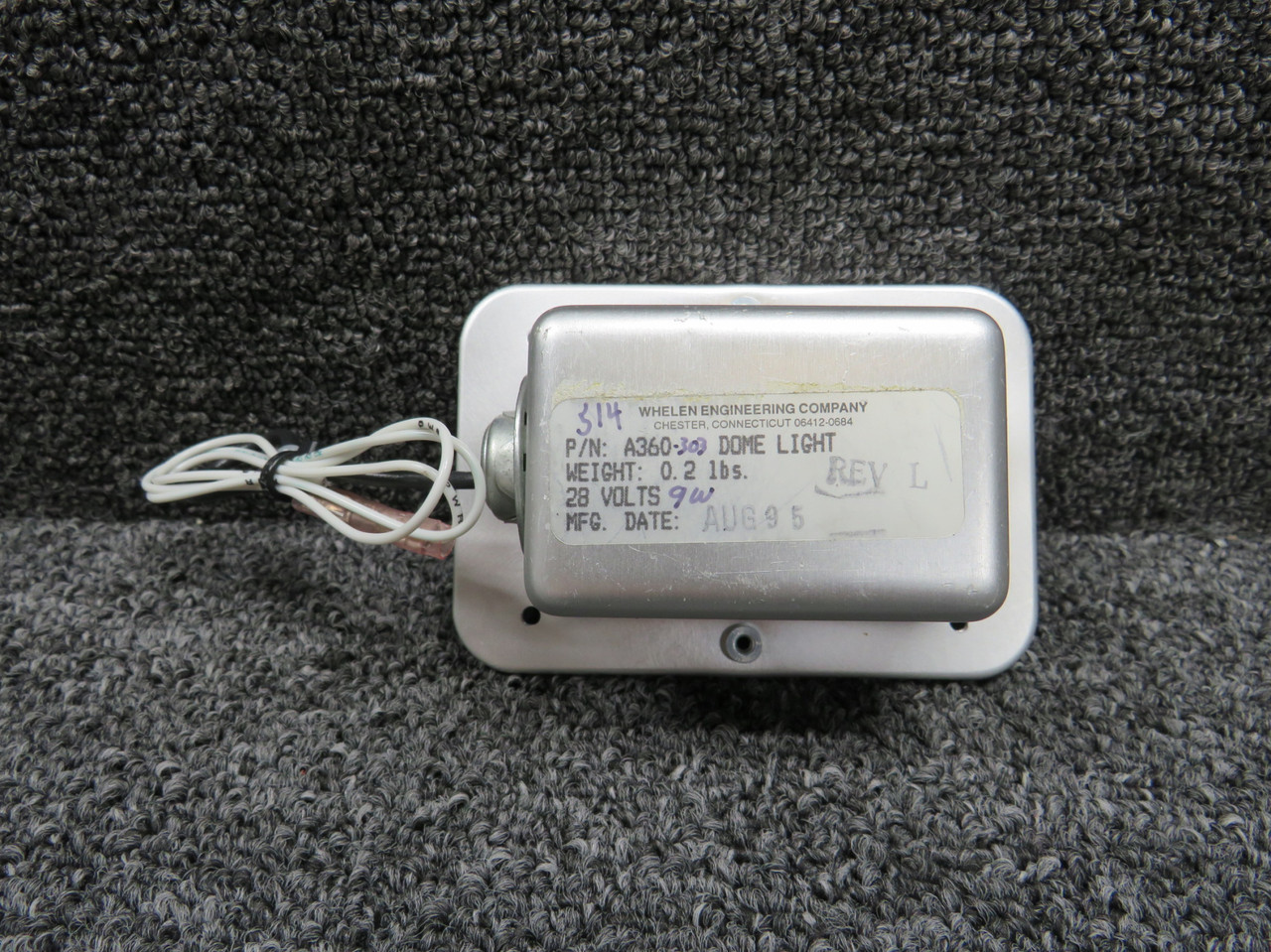A360-303 Whelen Engineering Dome Light Unit
