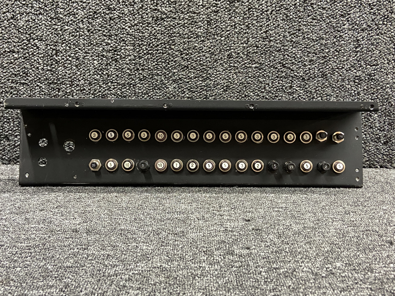 35-324388-1 Beechcraft K35 Press to Reset Circuit Breaker Panel Assembly