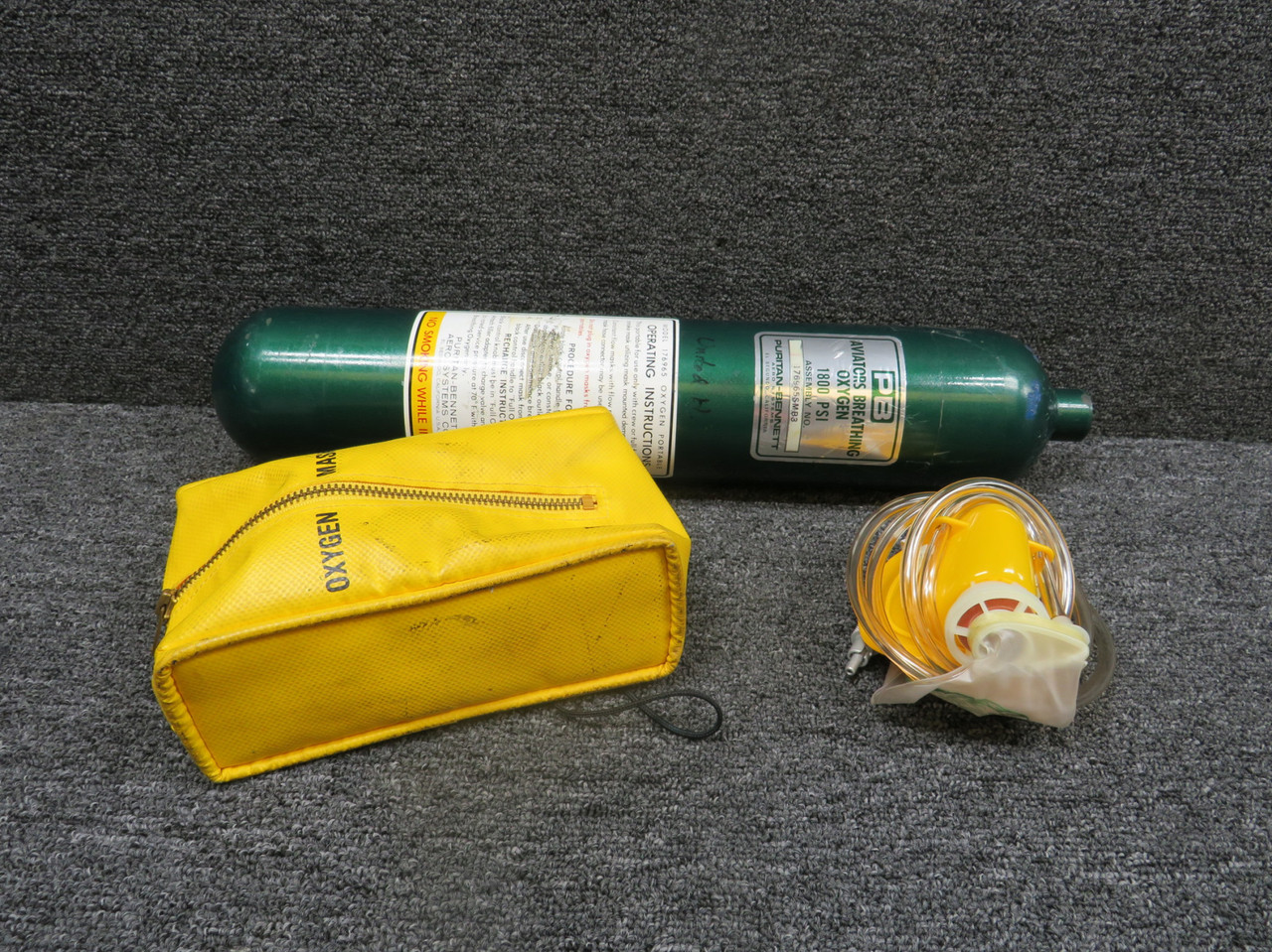 176965SMB3 Puritan Bennett Aviators Breathing Oxygen Cylinder