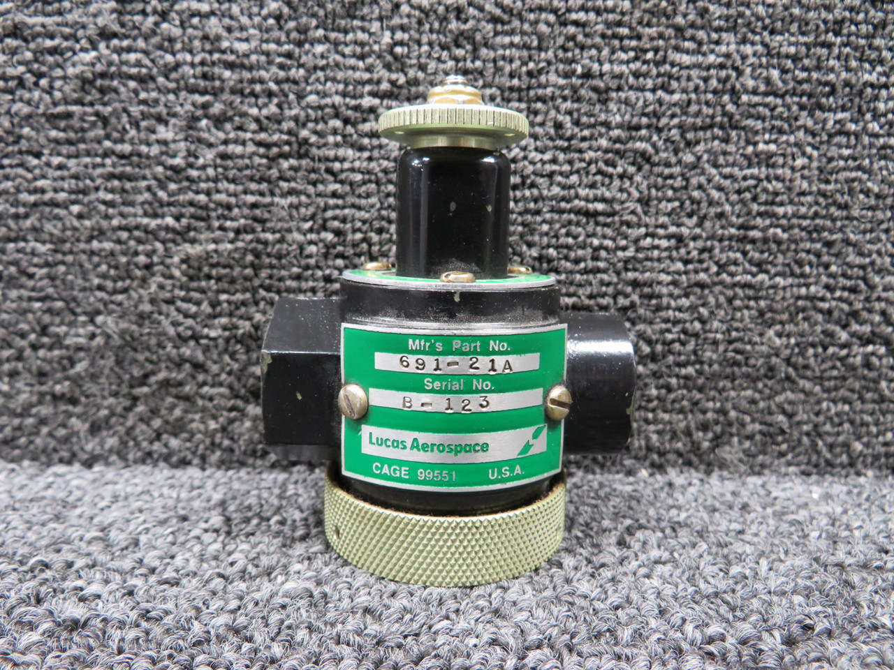 691-21A Lucas Aerospace Suction Relief Valve