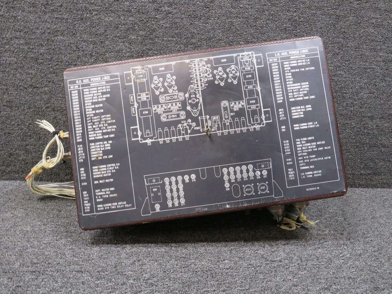6238321-10 Cessna Citation III 650 Auxiliary Power Junction Box