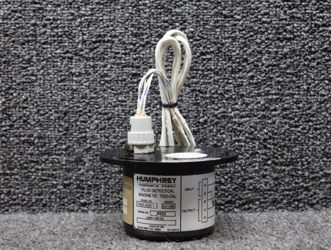 FD01-0101-1 (Alternate PN: 6446) Humphrey Magnetic Flux Detector