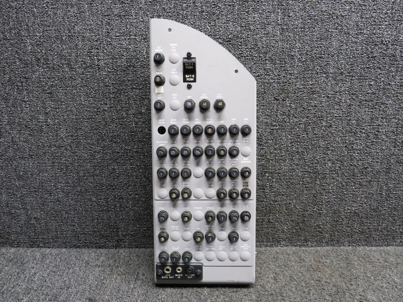 820327-513 Mooney M20R Circuit Breaker Panel Assembly