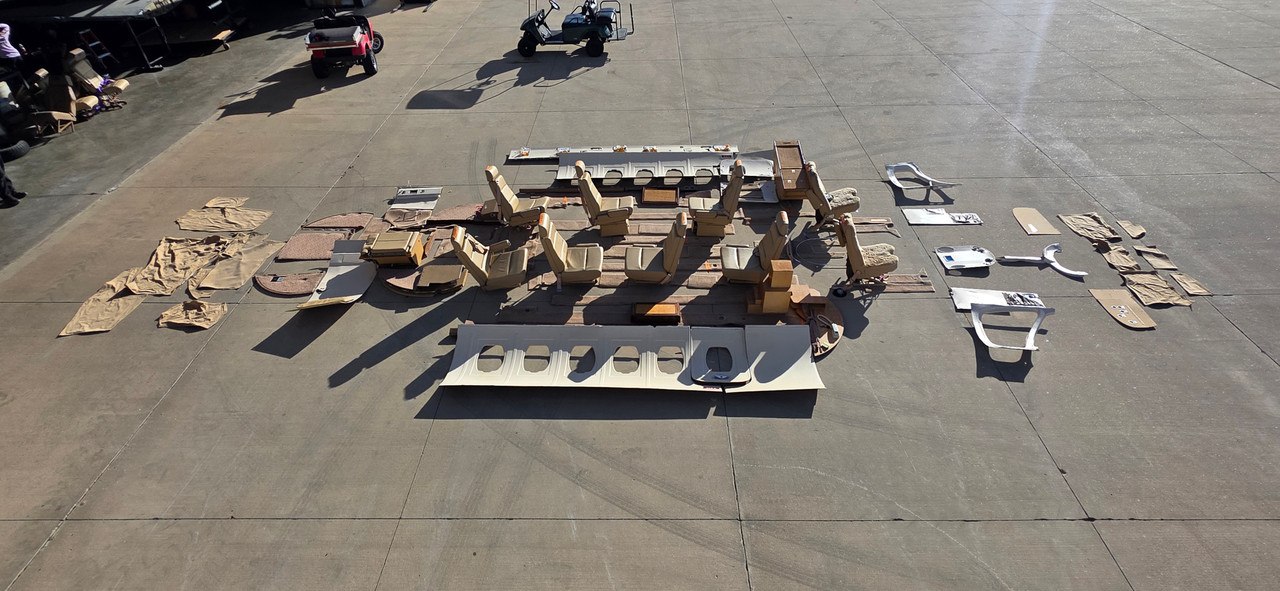 Cessna Citation S550 Interior Set with Seats, Carpet, Headliner, and Panels