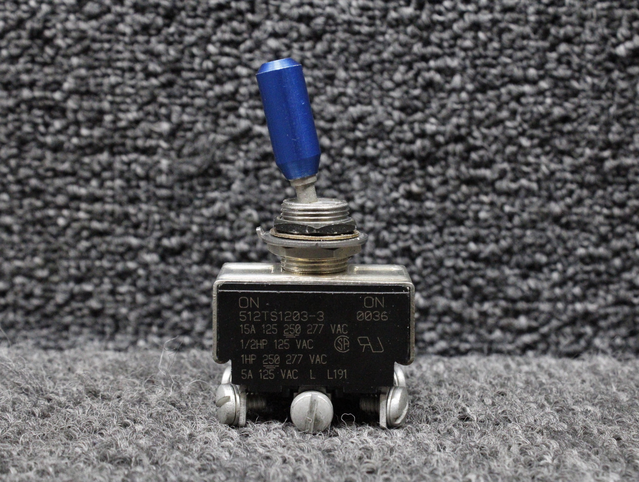 512TS1203-3 (Alternate PN: 35-380053-1) Micro Switch Toggle Switch