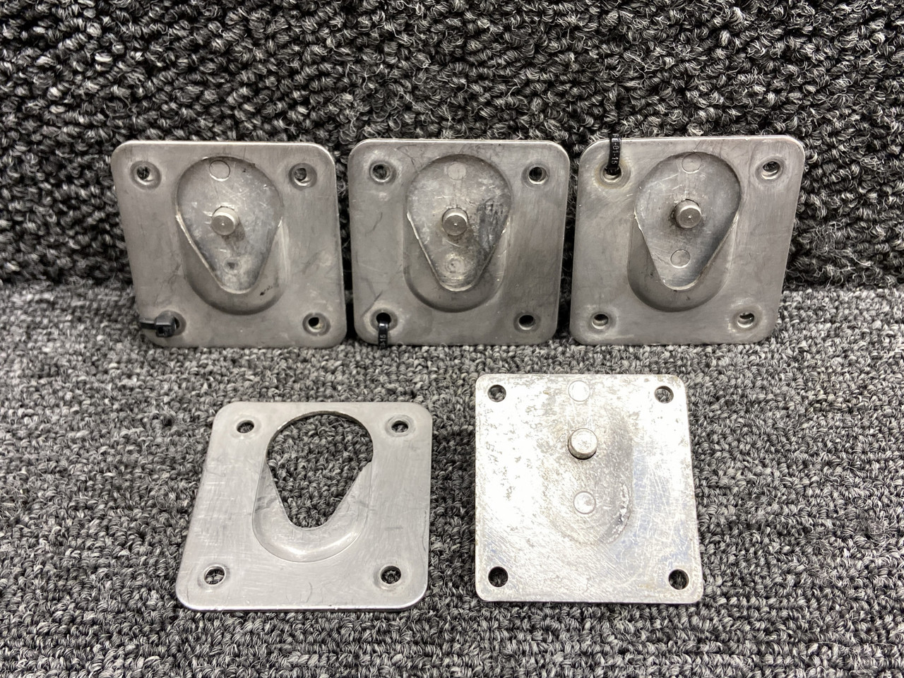 68094-003, 79781-002 Piper PA32RT-300T Aft Seat Attach Plate Set of 4