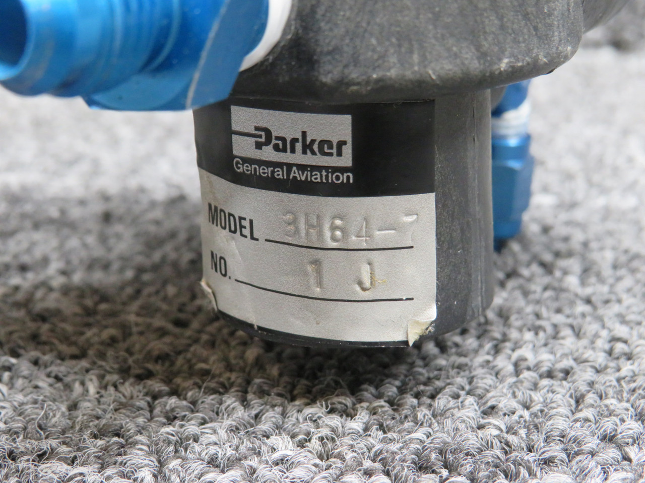 3H64-7 Parker Pressure Regulator Valve Unit