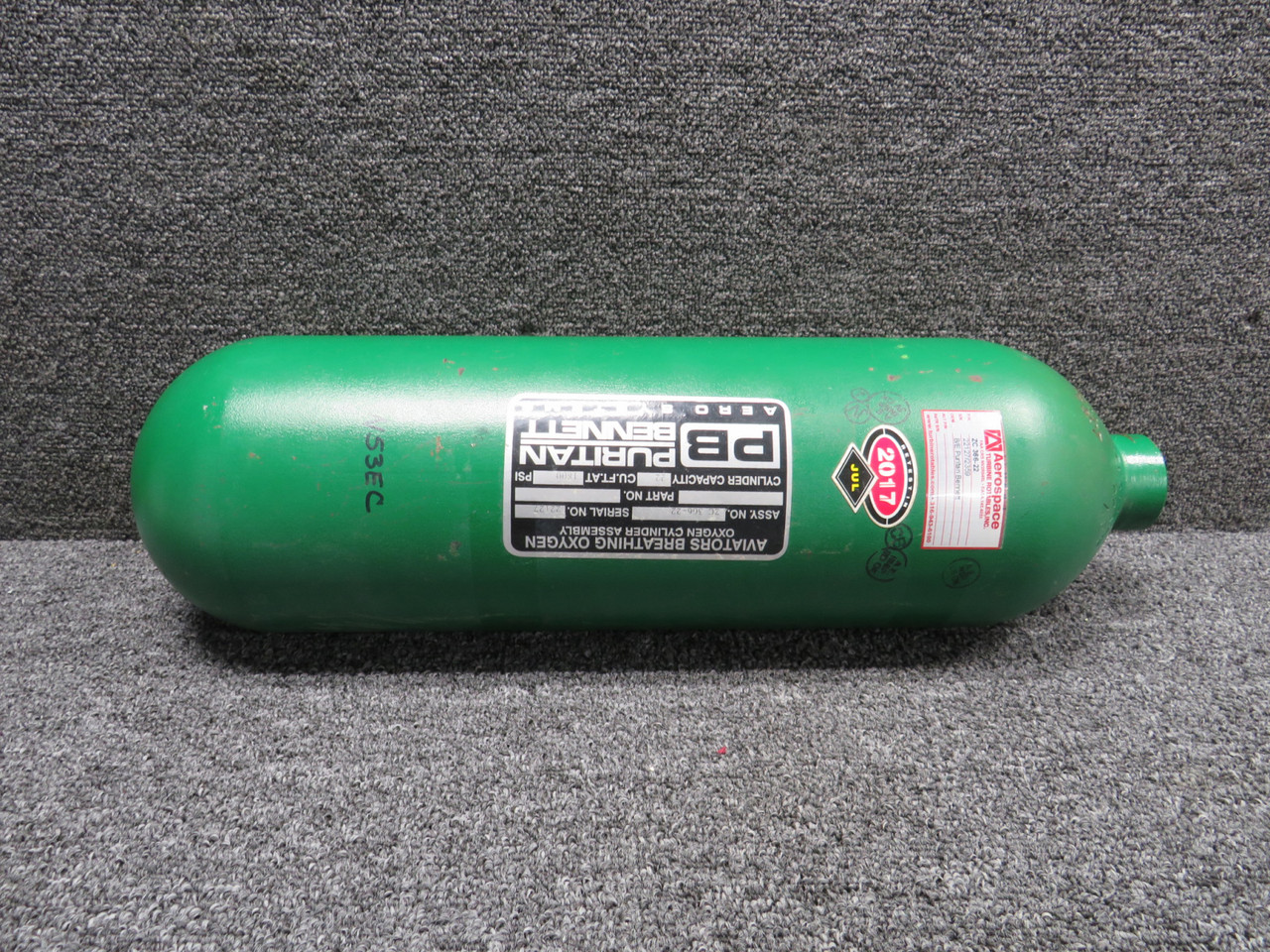 DET o２bottlesdetox ZC366-22 Puritan-Bennett Aviators Oxygen Tank For Sale