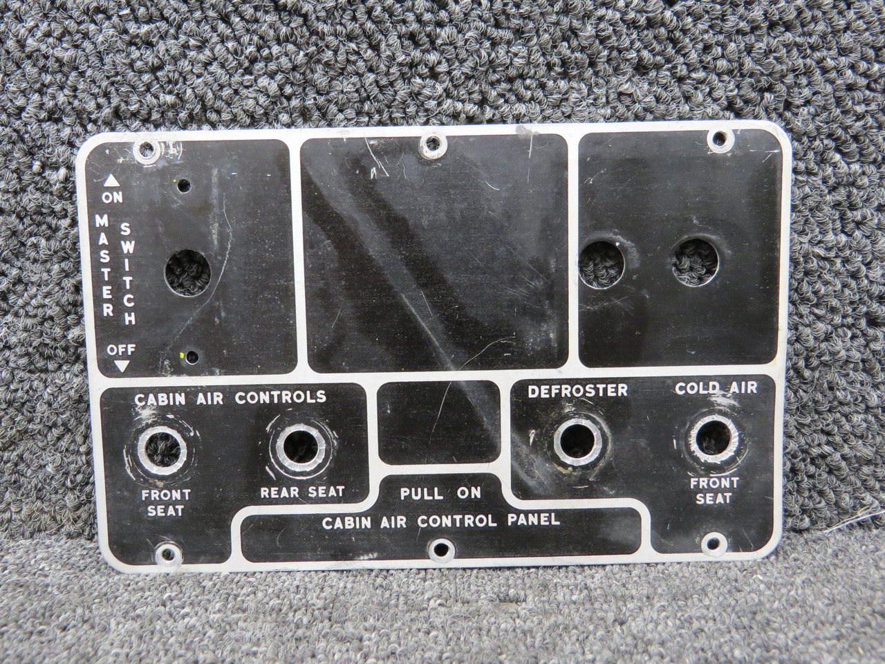 18867-000 Piper PA-23-150 Heater Panel Placard