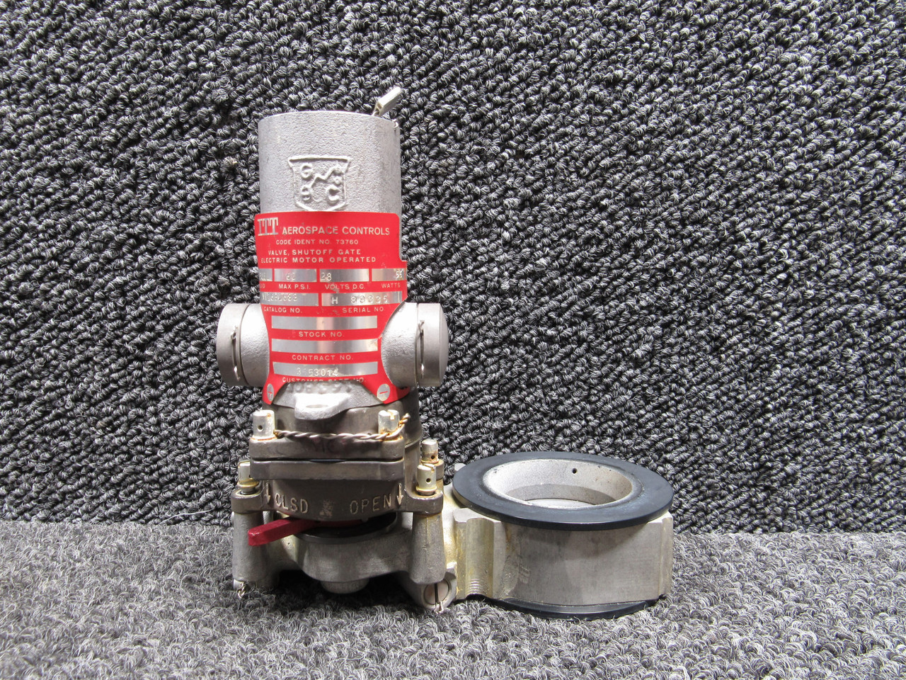 AV16B1683 (Alt: AC3653014) ITT Fuel Shut-Off Valve, 28 Volt Unit
