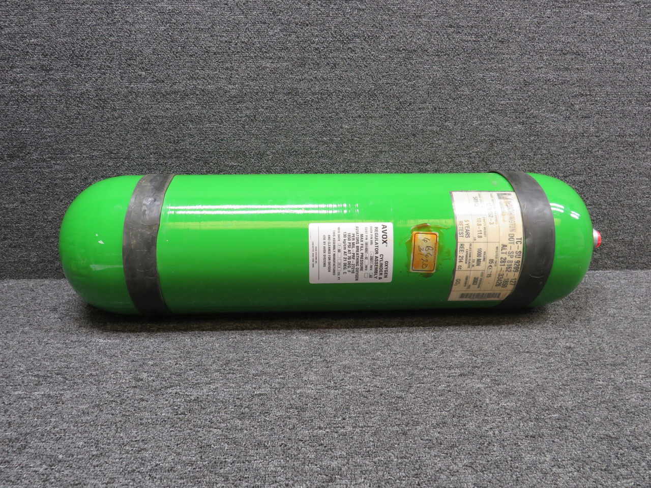 895-20077 (Alt: 1270152-3) Avox-Worthington Oxygen Cylinder