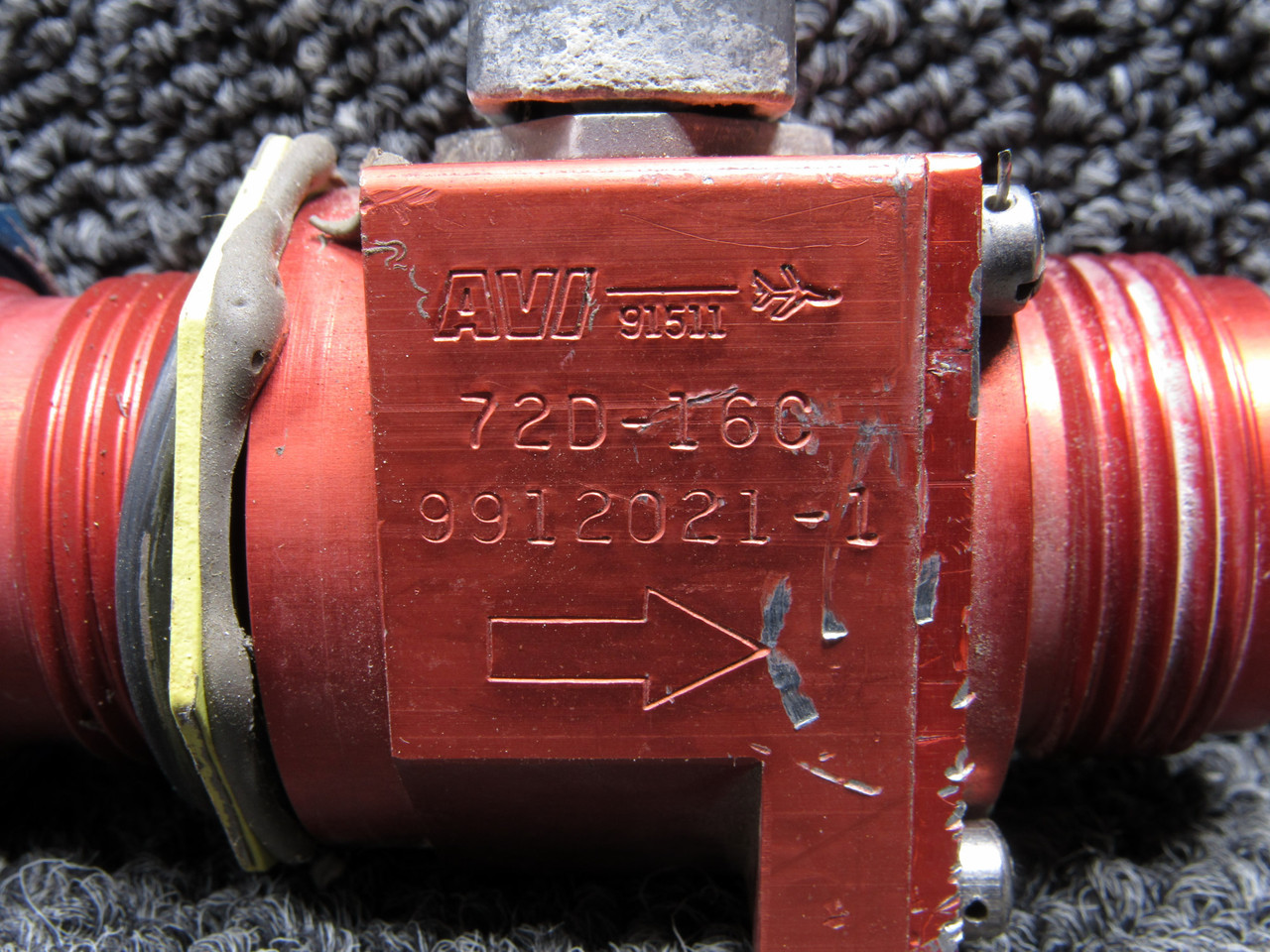 72D-16C (Alt: 9912021-1) AVI Fuel Shutoff Valve For Sale
