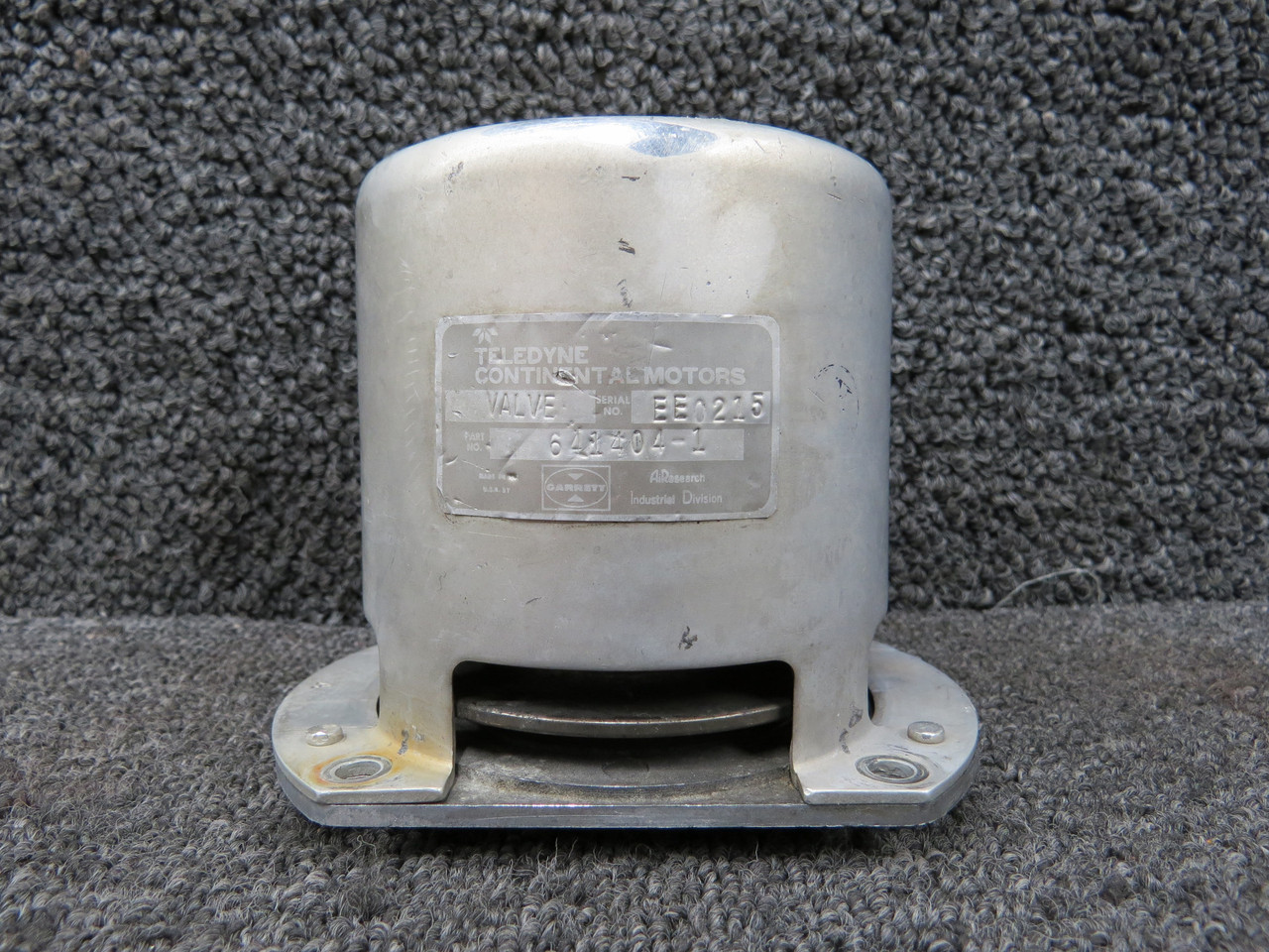 641404-1 Continental TSIO-360-EB Garrett Turbo Pressure Relief Valve Assembly