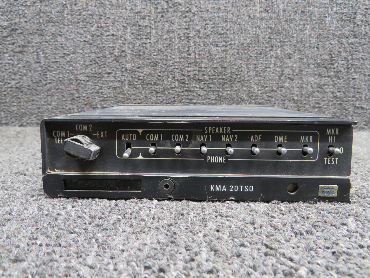 Kページ　a12 066-1024-12 King Radio KMA-20 Audio Selector Panel with Tray (14