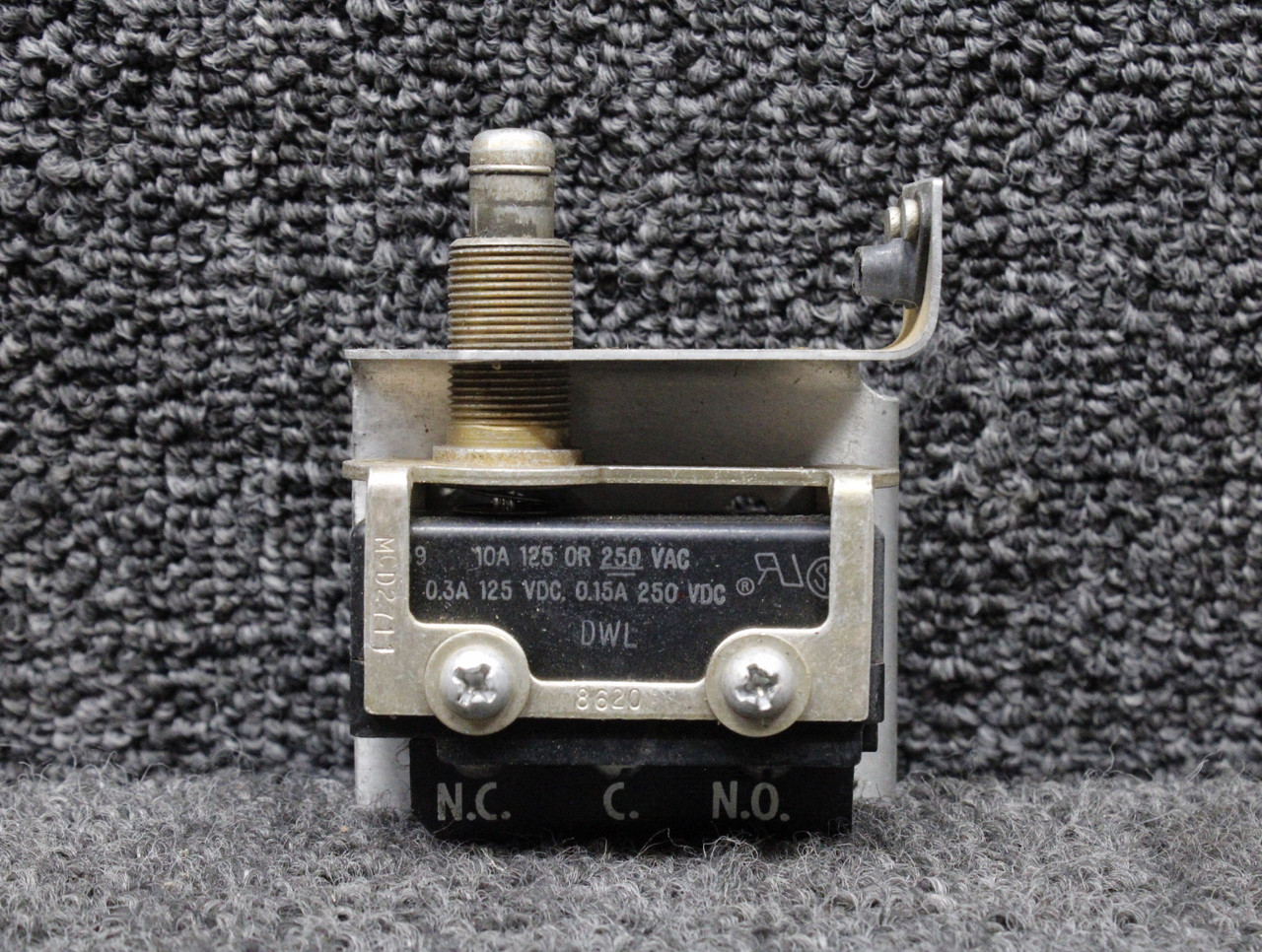 DT-2R-A7 (Alt: MS5008-1) Mooney M20J Landing Gear Uplock Limit Switch w Bracket