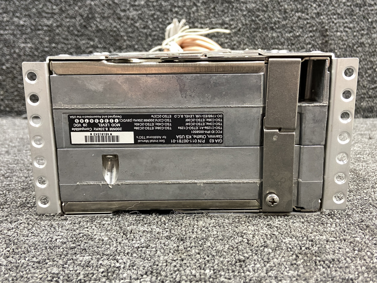 011-00781-01 Garmin GIA-63 Integrated Avionics Unit with