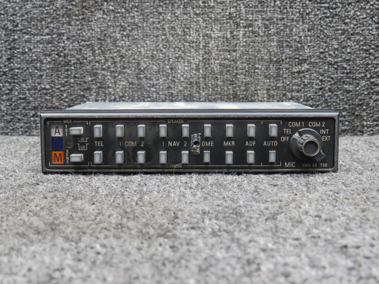 066-1055-03 Bendix King KMA-24 Audio Selector Panel with Tray