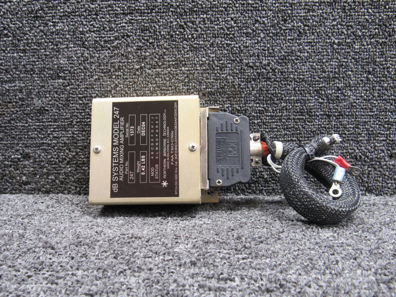 247 Northern Airborne Technology dB Systems Audio Mixing Amplifier