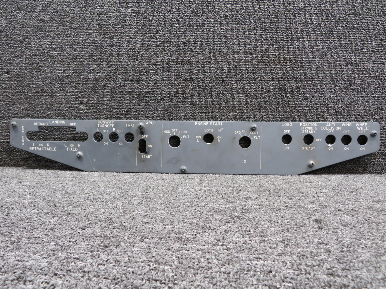 10-61800-1718 Boeing Panel, Lighted For Sale