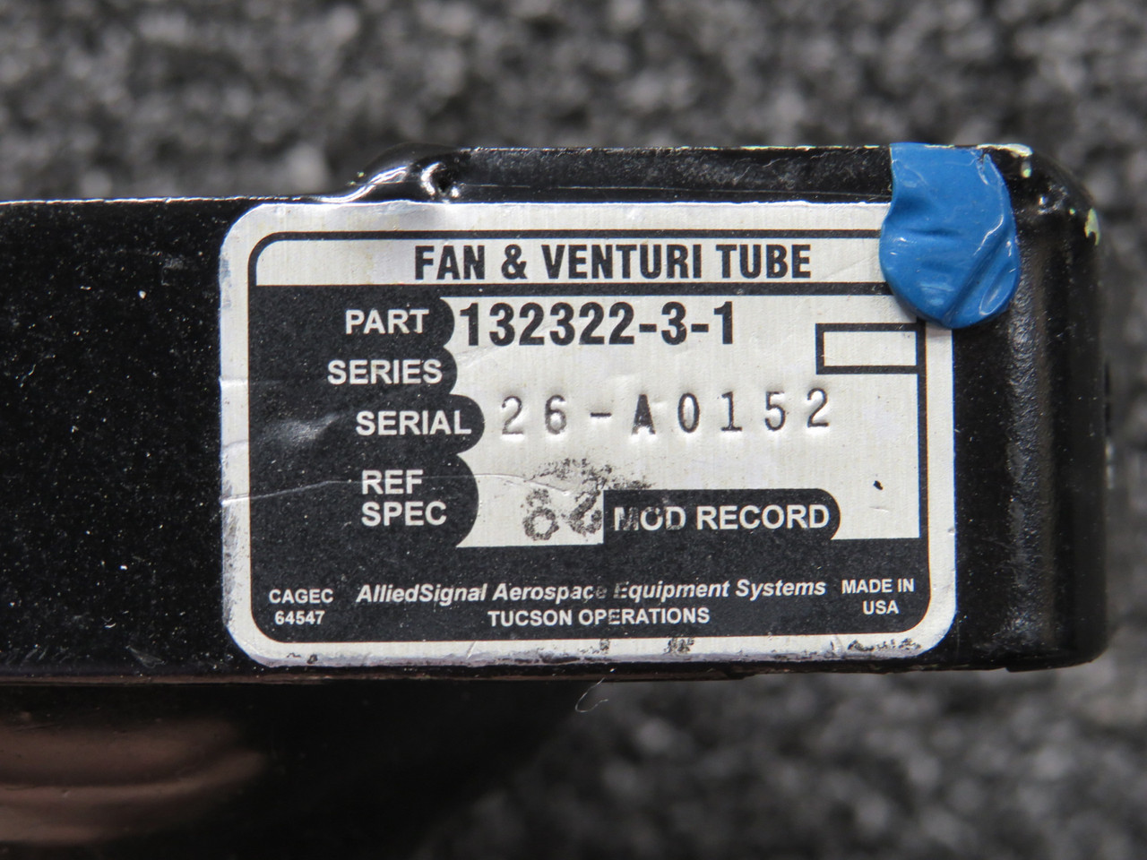 132322-3-1 Allied-Signal Fan and Venturi Tube (Core) For Sale