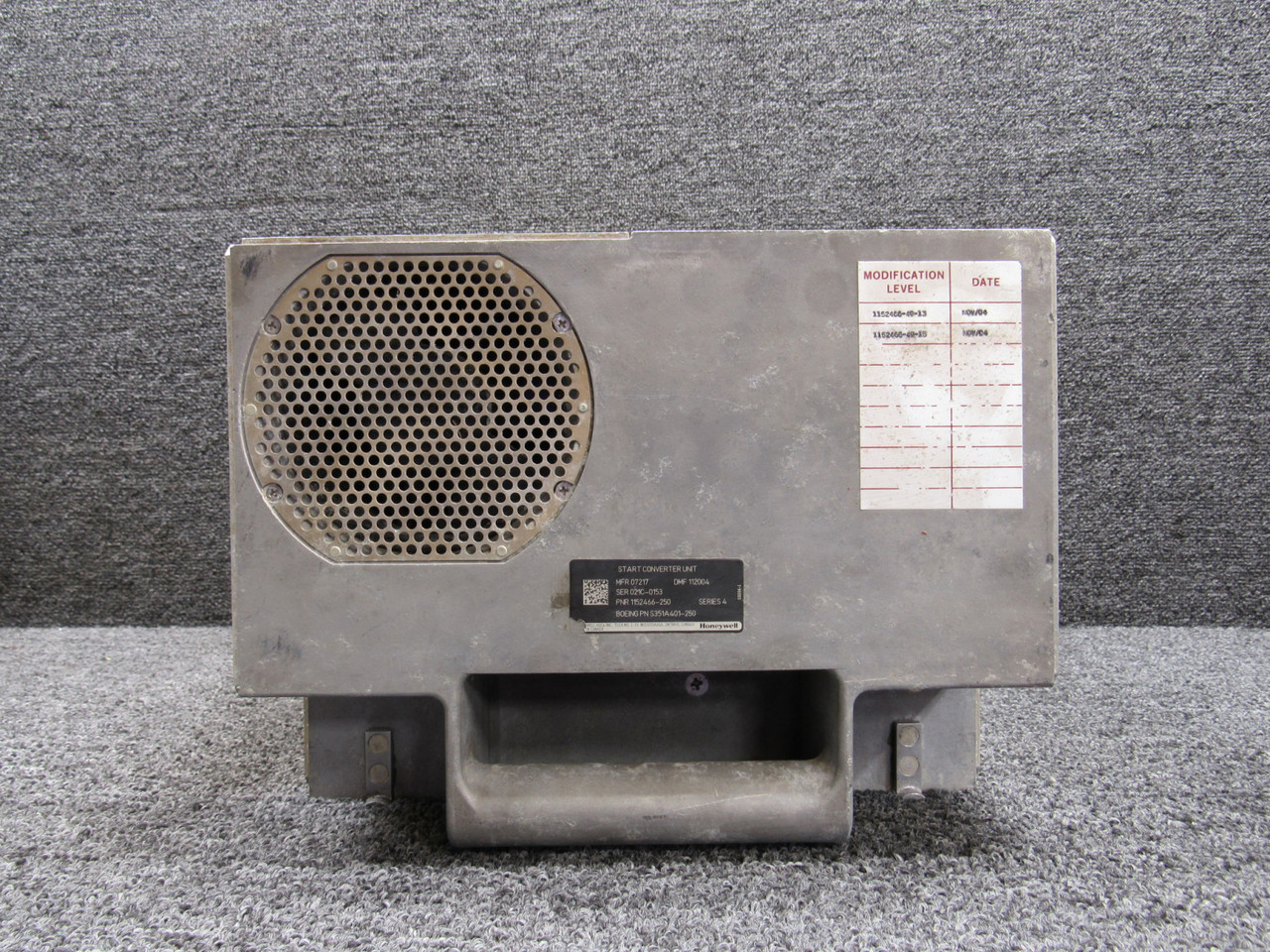 1152466-250 (Alt: S351A401-250) Honeywell APU Start Converter Unit
