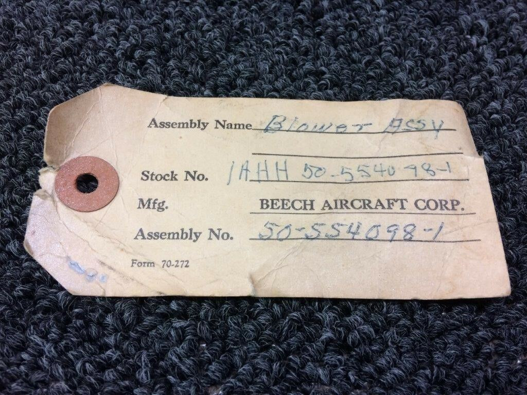 505540981 The Lamb Electric Company Beech Blower Assy Static (SA)