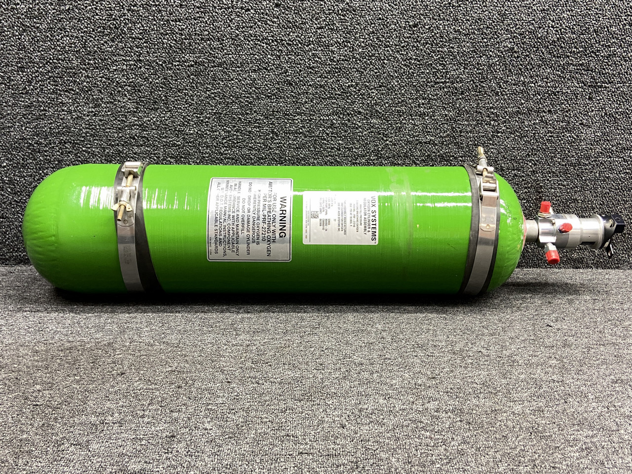 1270152-3 (Alt: 804882-34) Avox, SCI Oxygen Bottle Assembly with