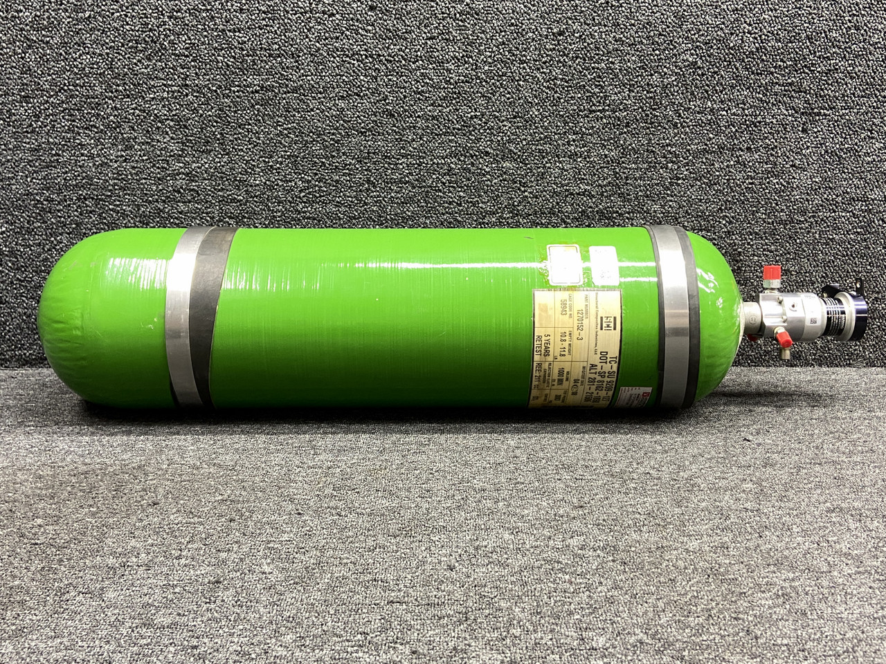 置物 addictive of green 1270152-3 (Alt: 804882-34) Avox, SCI Oxygen Bottle Assembly with