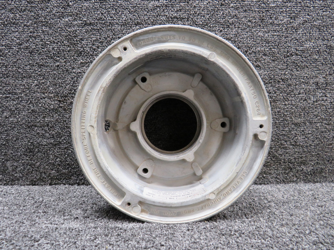0475　HIROSHI 十 56/170 162-04700 Cleveland 40-113 6.00-6 Outer Wheel Half For Sale