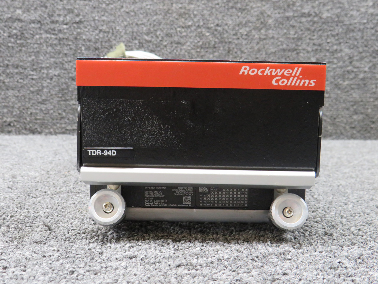 622-9210-501 Rockwell Collins TDR-94D ATC-Mode S Transponder w