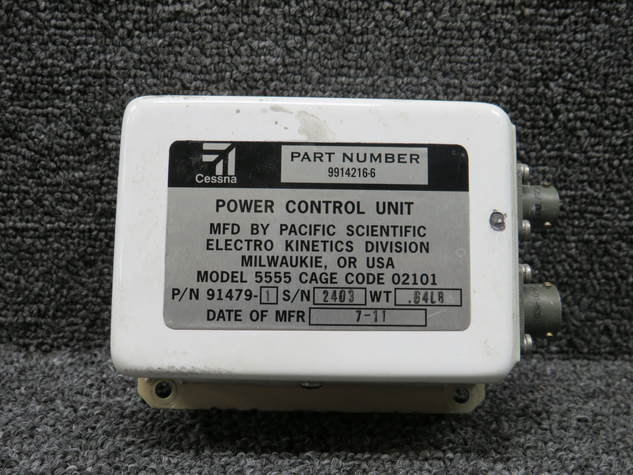 ナショナルＥＵ６４４２ 91479-1 (Alt: 9914216-6) Pacific Scientific 5555 Power Control