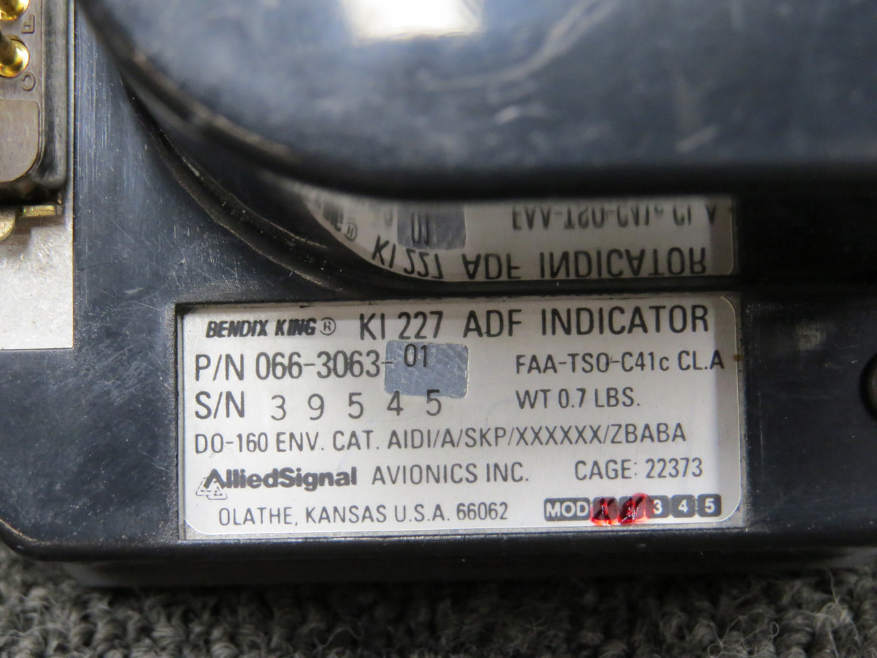066-3063-01 Bendix King KI-227 ADF Indicator with Modifications (Core)