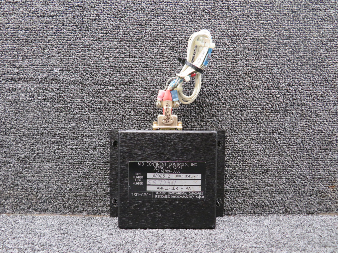 taページ 102025-2 Mid Continent Level 1 Controls PA-Amplifier Assembly For Sale