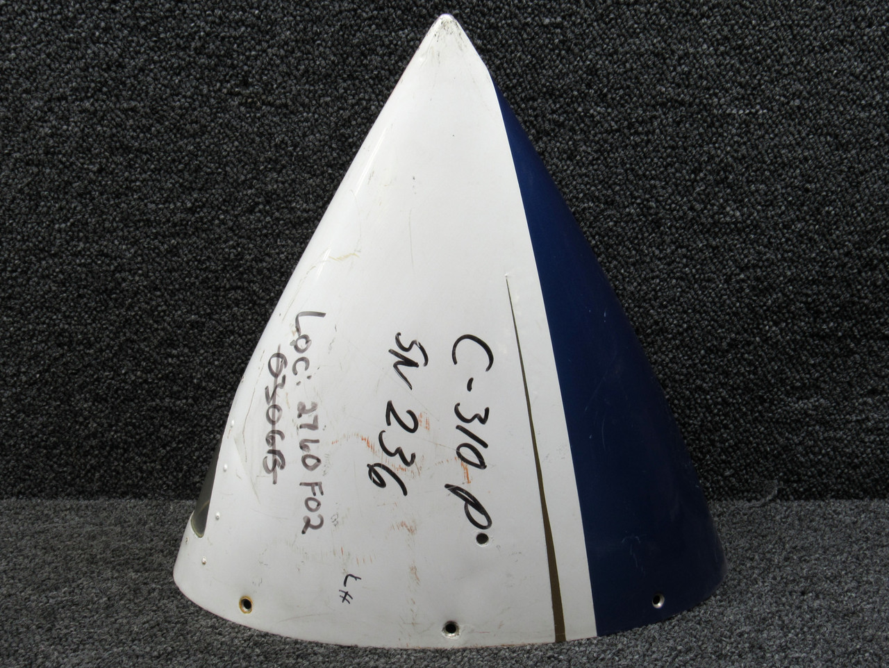 0823411-215 Cessna 310P Tip Tank Nose Cap Left Hand