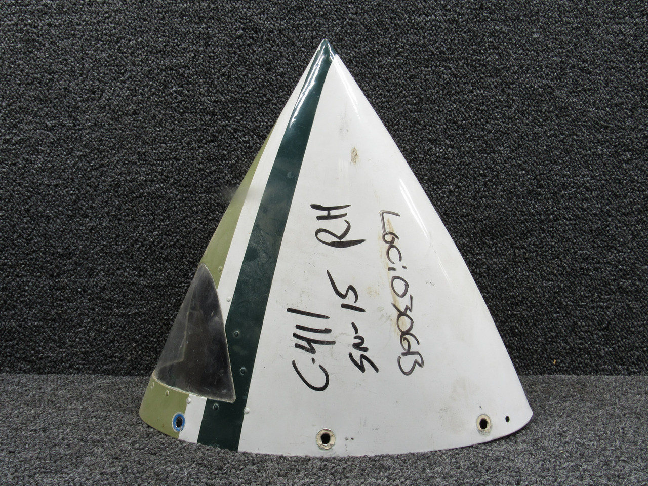 0823411-2 Cessna 411 Tip Tank Nose Cap Right Hand
